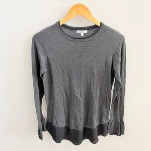 🩶 Camber & Grace Charcoal Long Sleeve Top – Size Medium